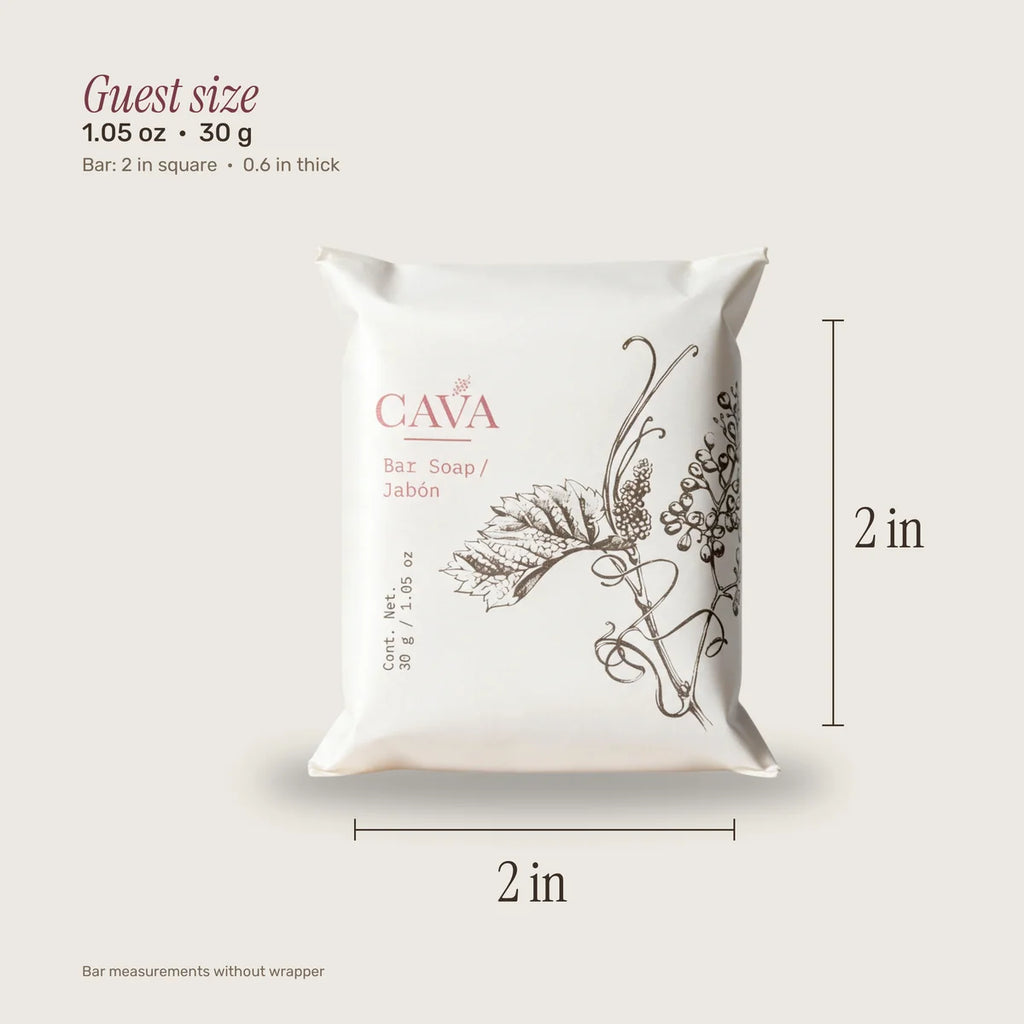 Cava Bar Soap – 30g / 1.05 oz | Case of 300