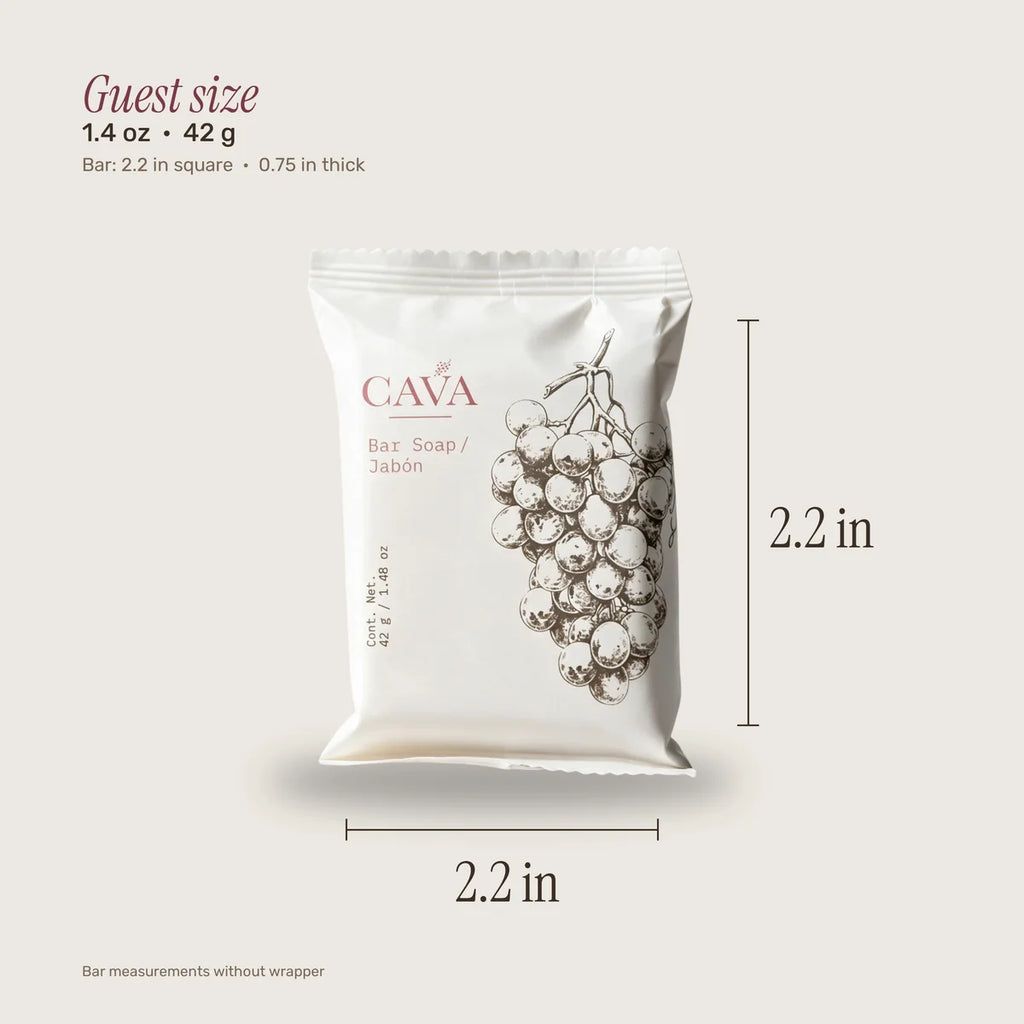 Cava Bar Soap – 42g / 1.48 oz | Case of 190