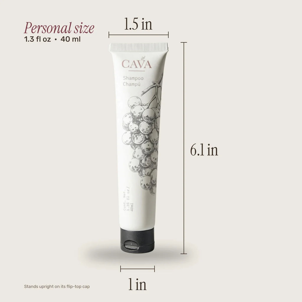 Cava Shampoo – 40 ml / 1.35 fl oz | Case of 150