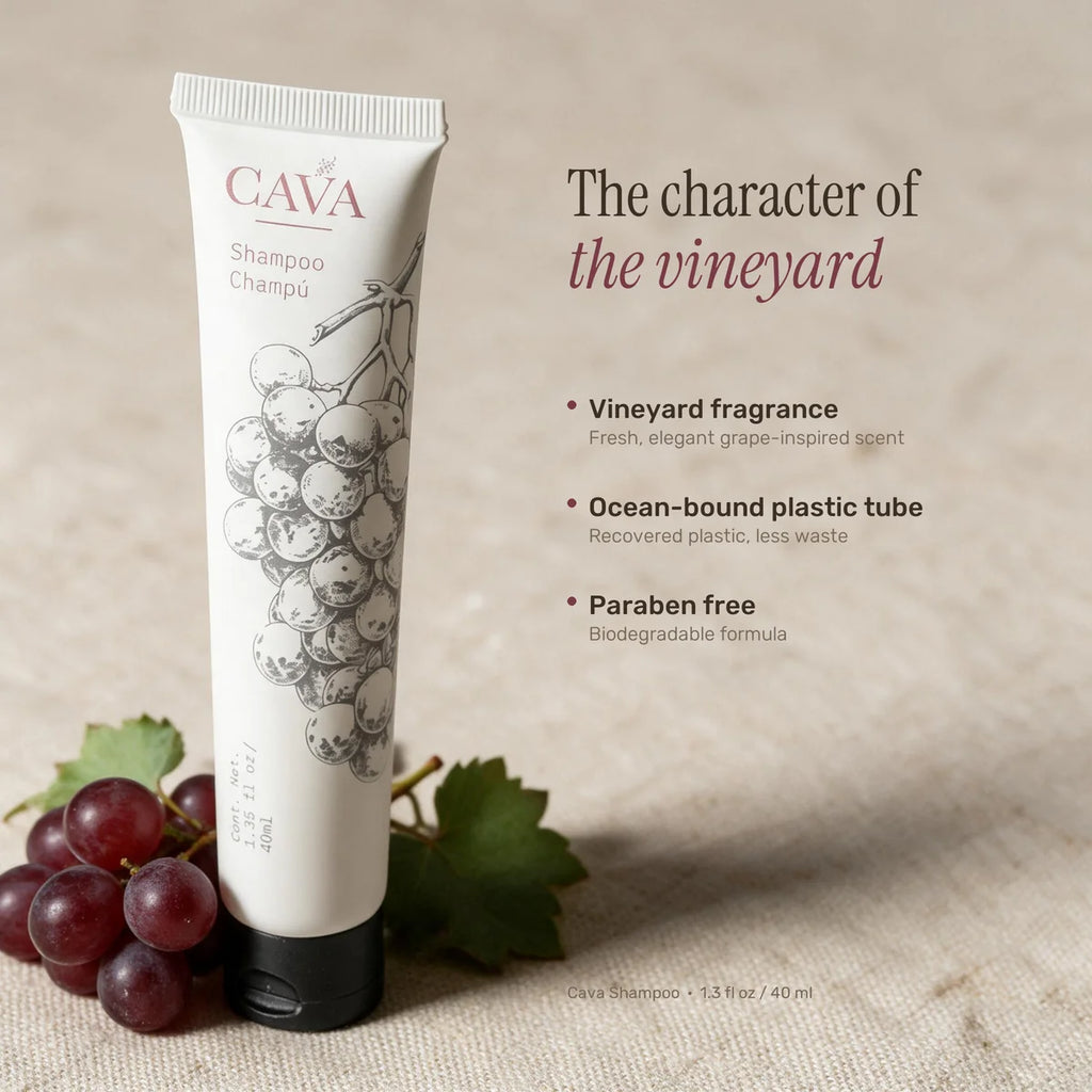 Cava Shampoo – 40 ml / 1.35 fl oz | Case of 150