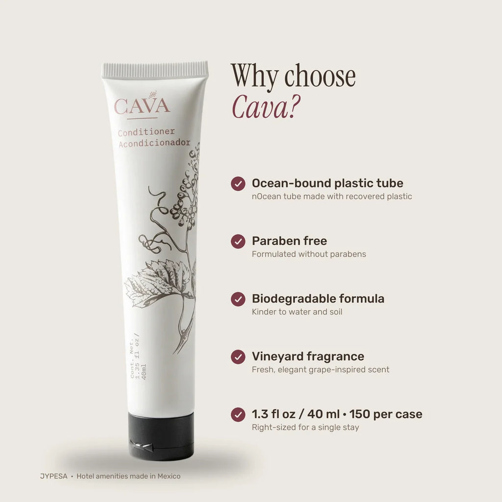Cava Conditioner – 40 ml / 1.35 fl oz | Case of 150