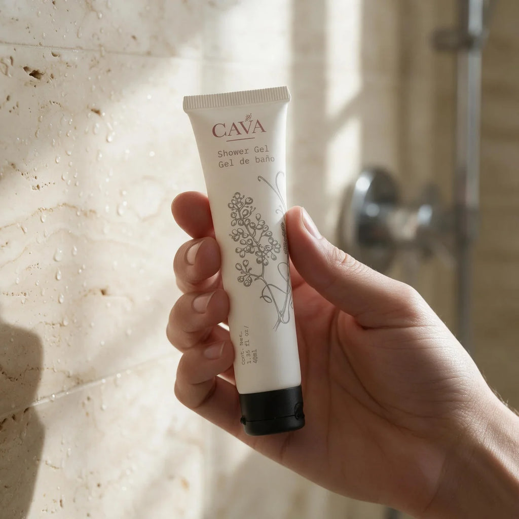Cava Body Wash – 40 ml / 1.35 fl oz | Case of 150