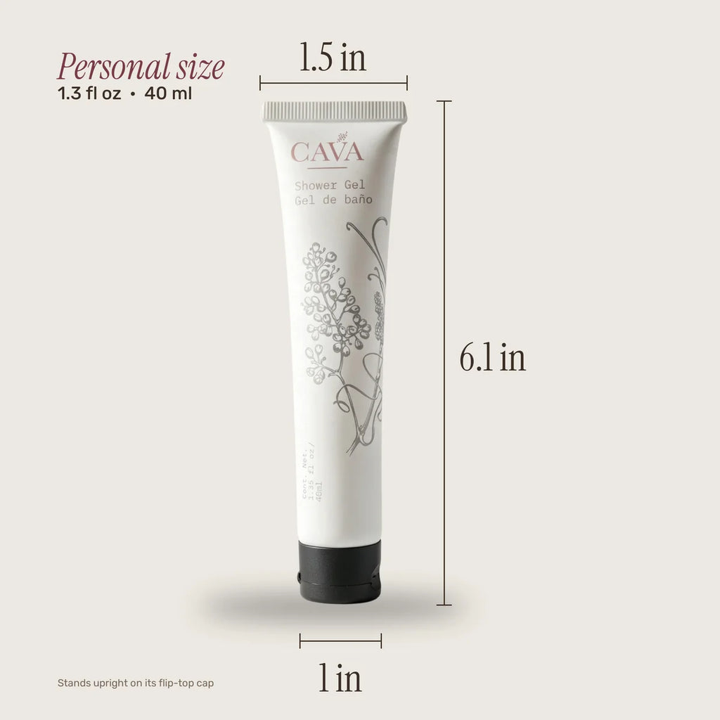 Cava Body Wash – 40 ml / 1.35 fl oz | Case of 150