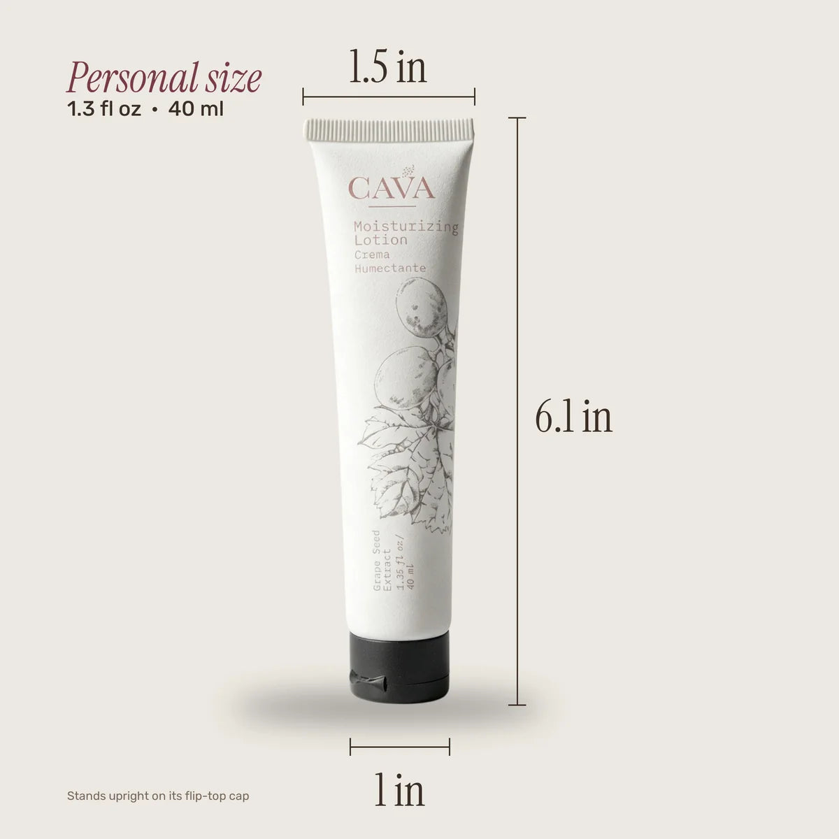Cava Body Lotion – 40 ml / 1.35 fl oz | Case of 150