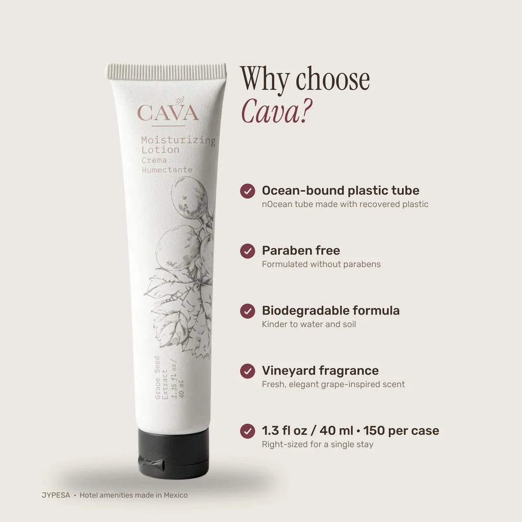 Cava Body Lotion – 40 ml / 1.35 fl oz | Case of 150